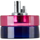 Edie Parker Purple & Navy Glass Tabletop Lighter Ashtray Set