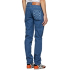 Loewe Blue Logo Pocket Jeans