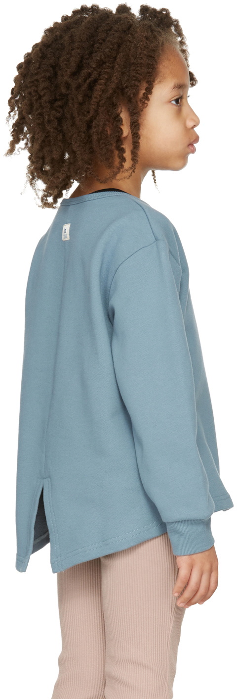 Kodomo BEAMS Kids Blue Back Slit Sweatshirt