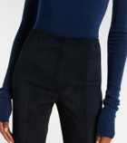 Stouls Gege suede flared pants