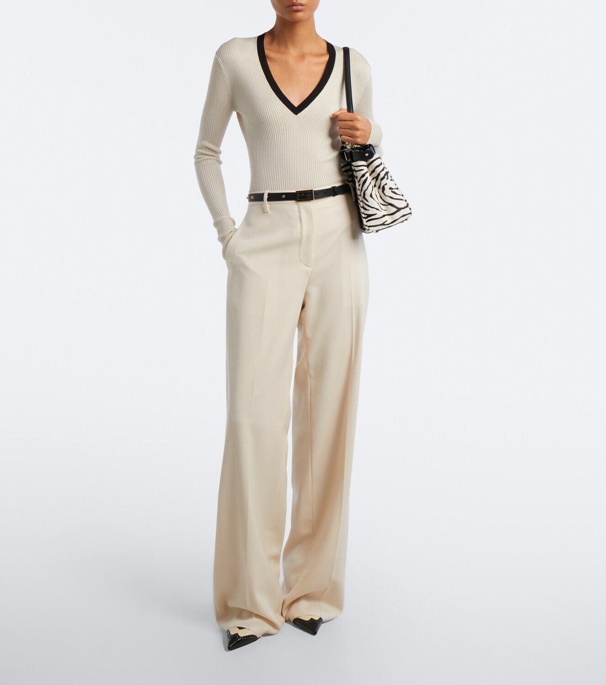 Fendi My Peekaboo® Medium calf hair shoulder bag