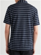 Nike Golf - Player Striped Dri-FIT Golf Polo Shirt - Blue