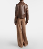 Brunello Cucinelli Monili cotton corduroy wide-leg pants