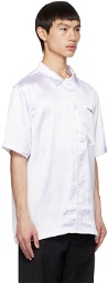 Han Kjobenhavn White Open Spread Collar Shirt