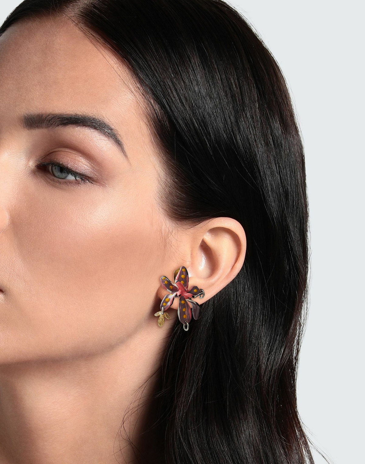 Marni Womens Earrings Mauve