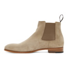 Paul Smith Beige Suede Crown Chelsea Boots