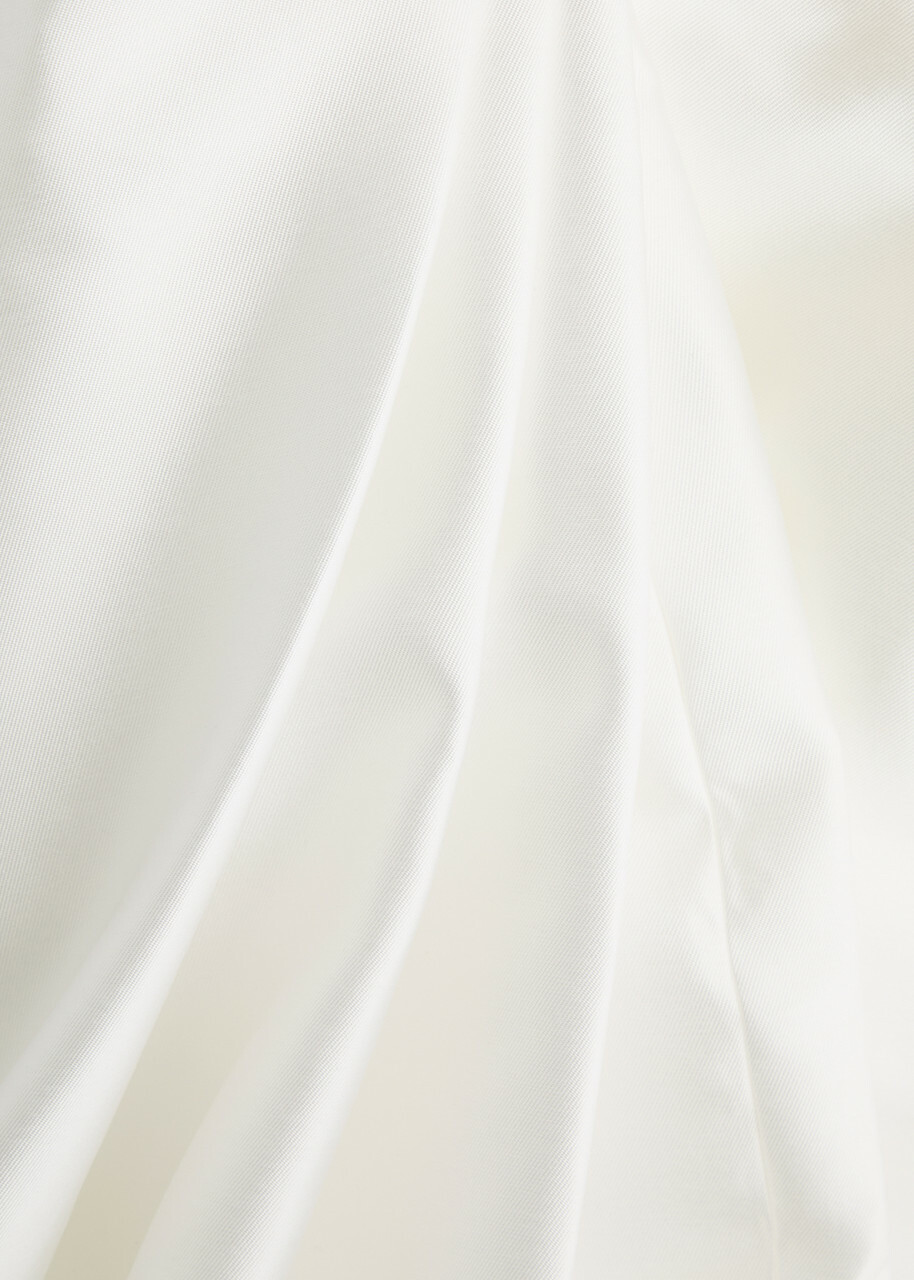 Solace London Trina Strapless Faille Gown Cream