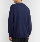 Balenciaga - Logo-Embroidered Cashmere Sweater - Blue