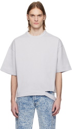 Karmuel Young Gray Square XY-Plane Cutout T-shirt