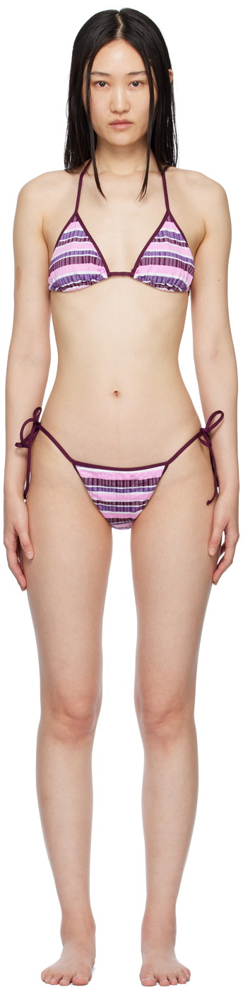 gimaguas 水着 Chloe Bikini Bottom Metallic Pink – Gimaguas