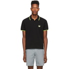 Kenzo Black High Summer Limited Edition Tiger Fitted Polo