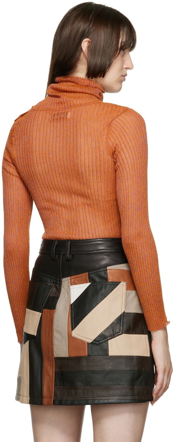 Maiden Name SSENSE Exclusive Orange Karri Turtleneck