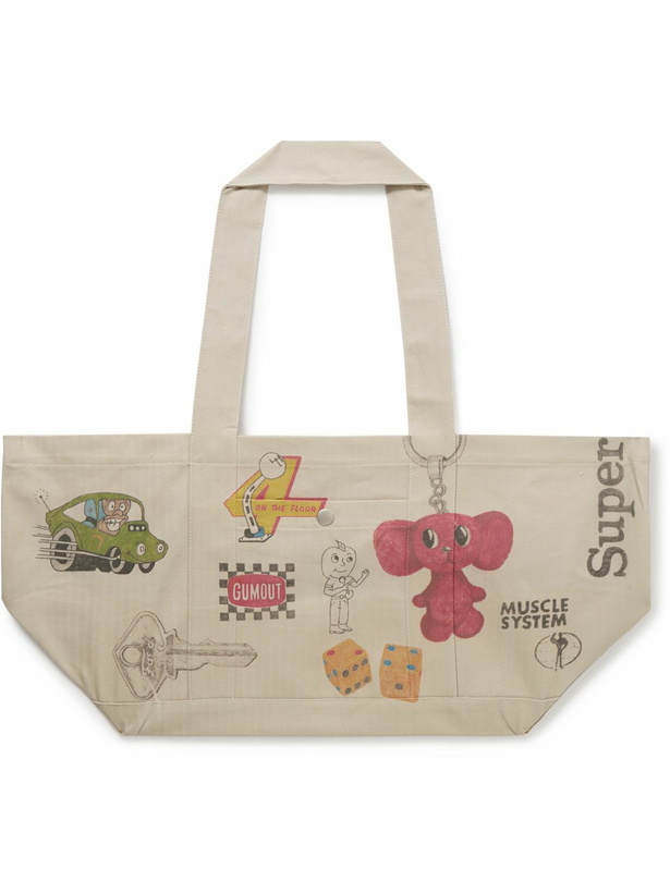 Photo: Small Talk - Utility Printed Herringbone Canvas Shoulder Bag