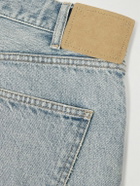 CELINE - Wesley Straight-Leg Distressed Denim Shorts - Blue
