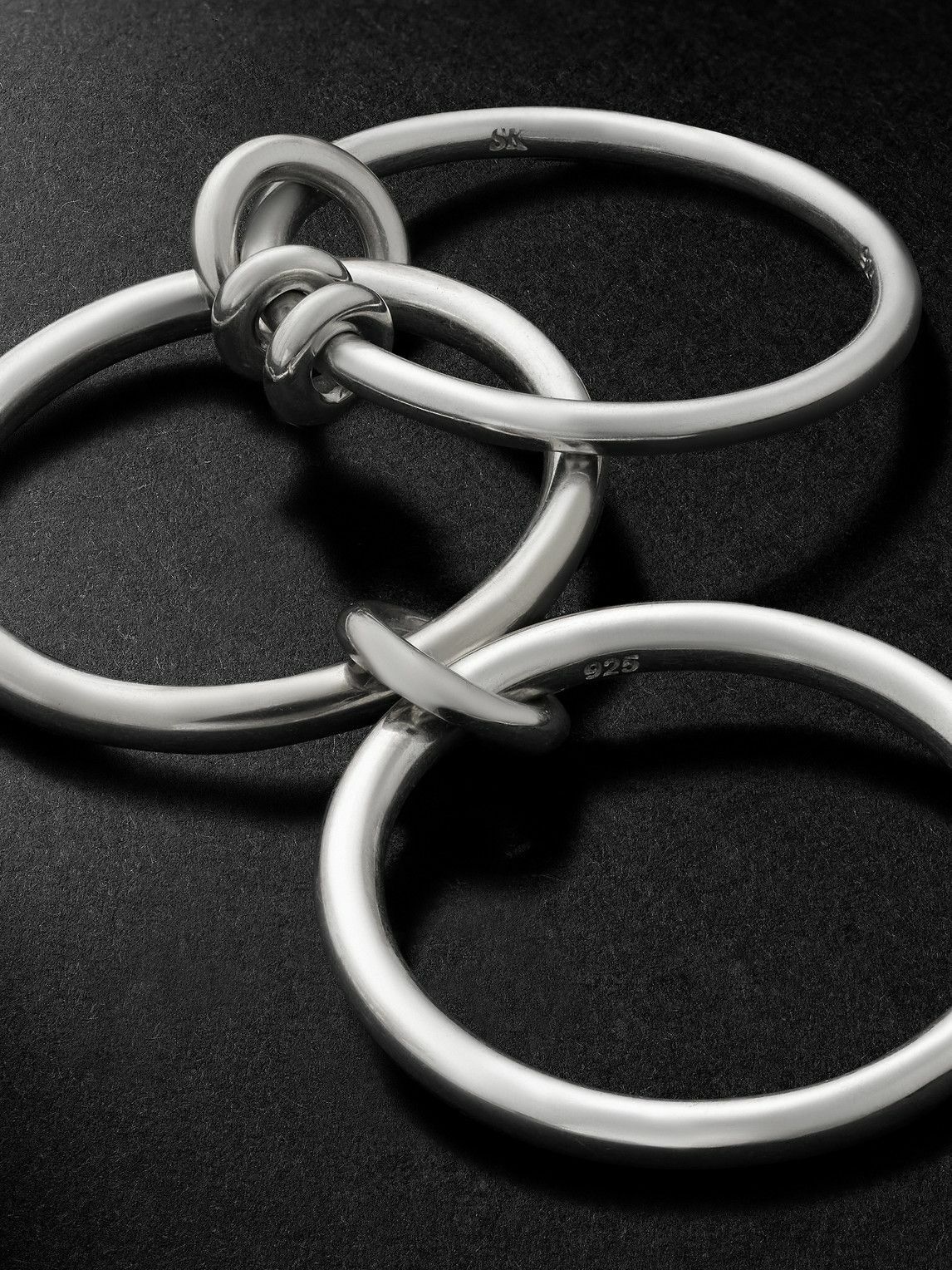 Spinelli Kilcollin - Raneth Set of Three Sterling Silver Rings - Silver