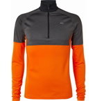 Kjus - Race Colour-Block Stretch-Jersey Half-Zip Ski Mid-Layer - Orange