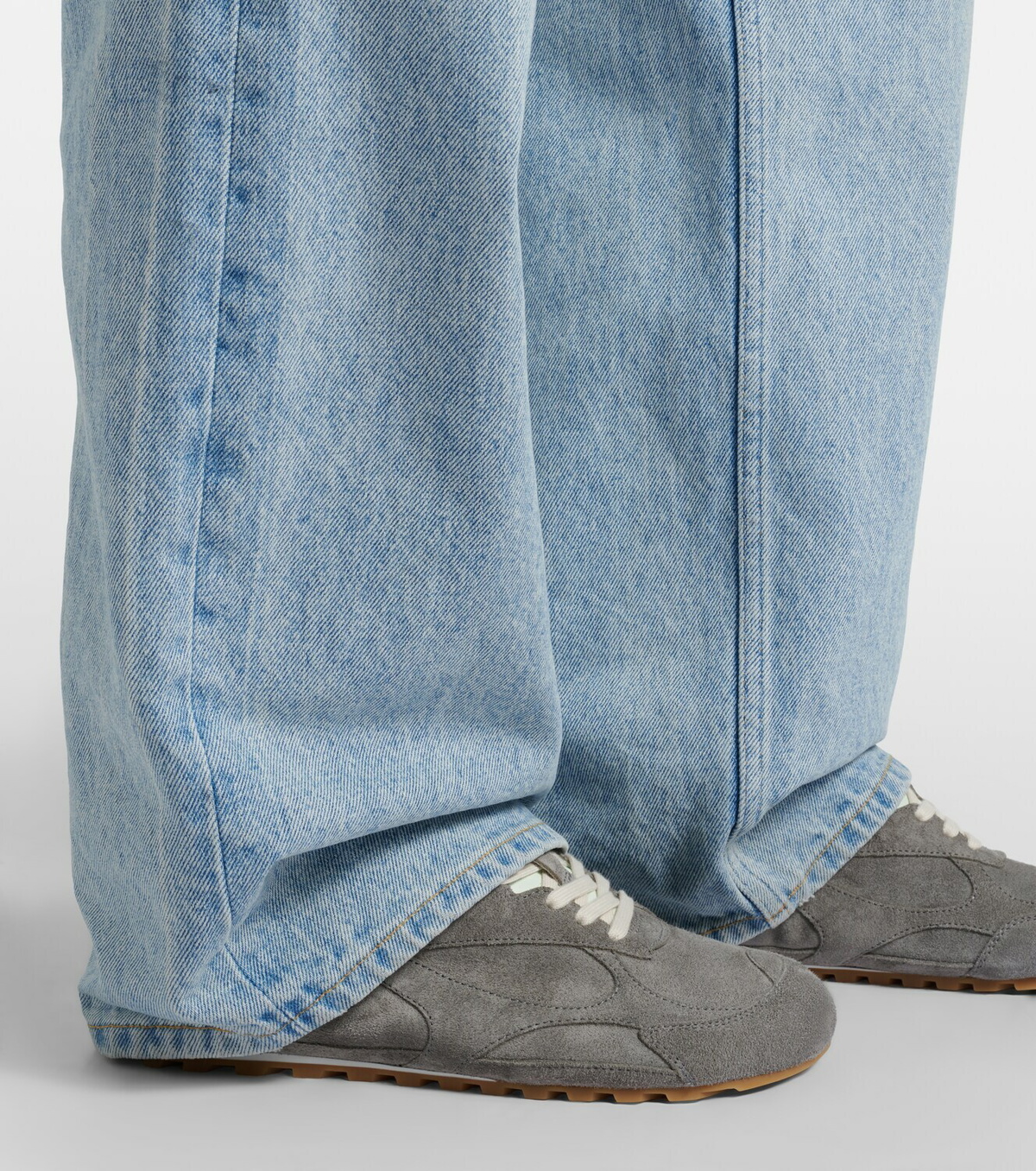 Bottega Veneta Orbit Flash suede sneakers