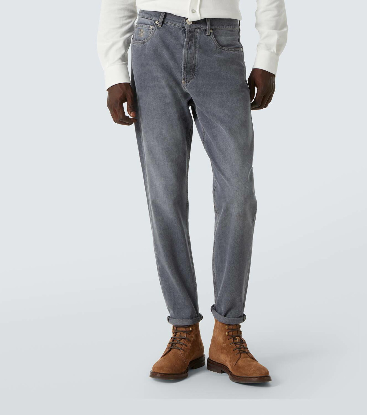 Brunello Cucinelli Iconic Fit mid-rise slim jeans