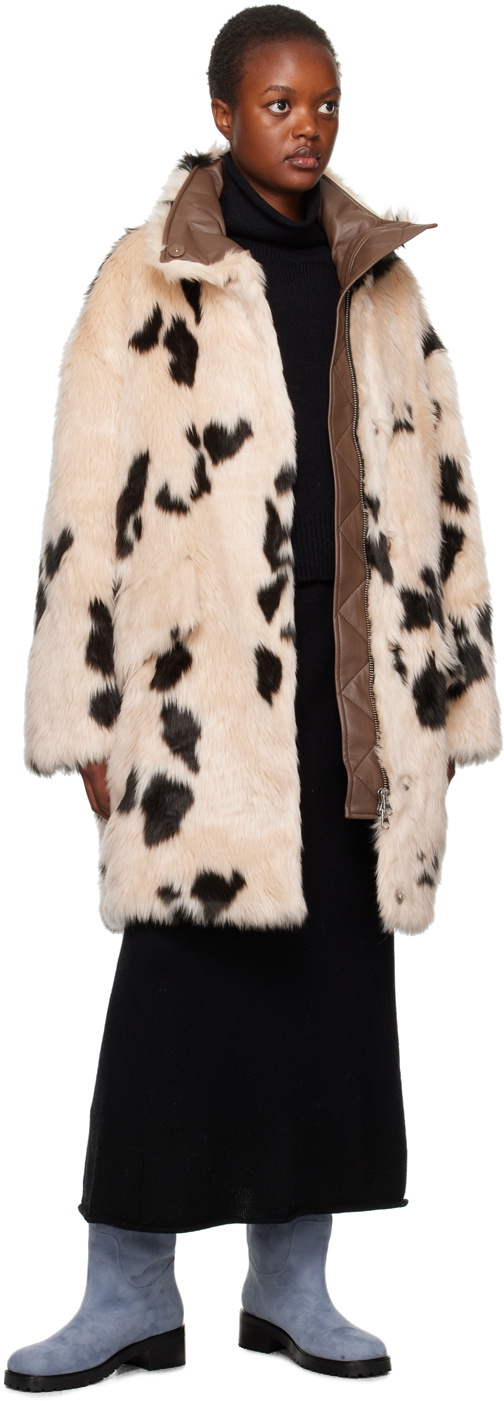 Dalmatian print hotsell fur coat