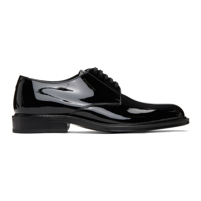 Photo: Saint Laurent Black Patent Army 20 Derbys