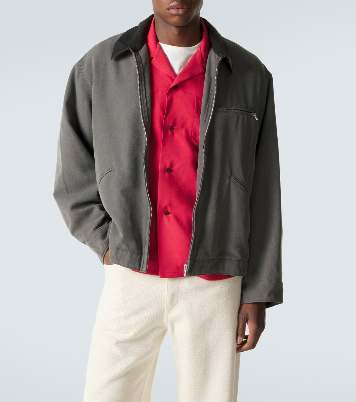 A.Presse Vintage cotton and silk jacket