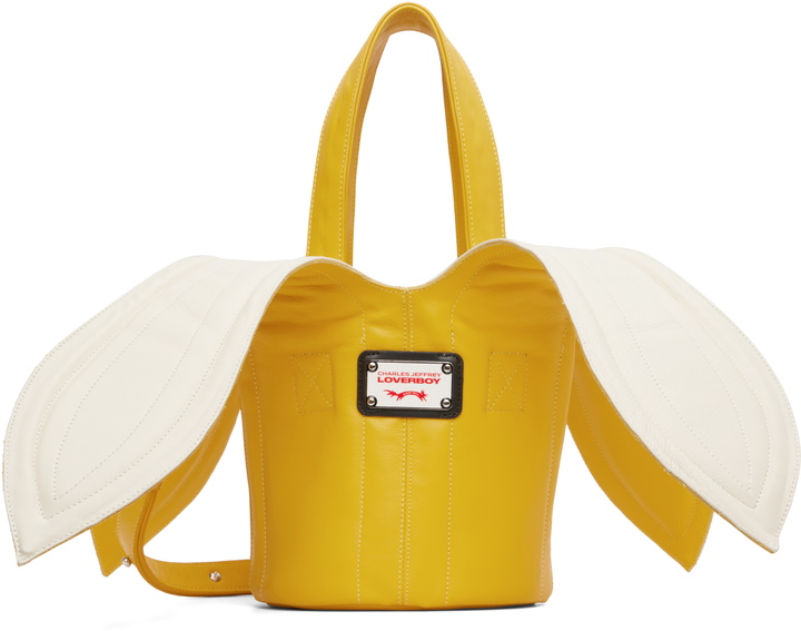 Photo: Charles Jeffrey LOVERBOY Yellow & Off-White Banana Bucket Bag