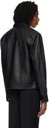 Han Kjobenhavn Black Zip Leather Jacket