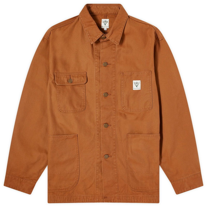 Photo: South2 West8 Men's Coverall Jacket in Brown