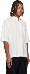 HOMME PLISSÉ ISSEY MIYAKE White Streamline Shirt