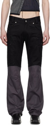 GmbH Black & Gray Wolfgang Trousers