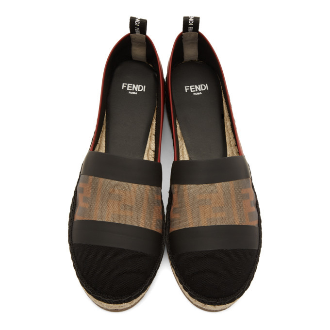 Fendi mesh outlet espadrilles