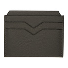 Valextra Grey 4CC Card Holder