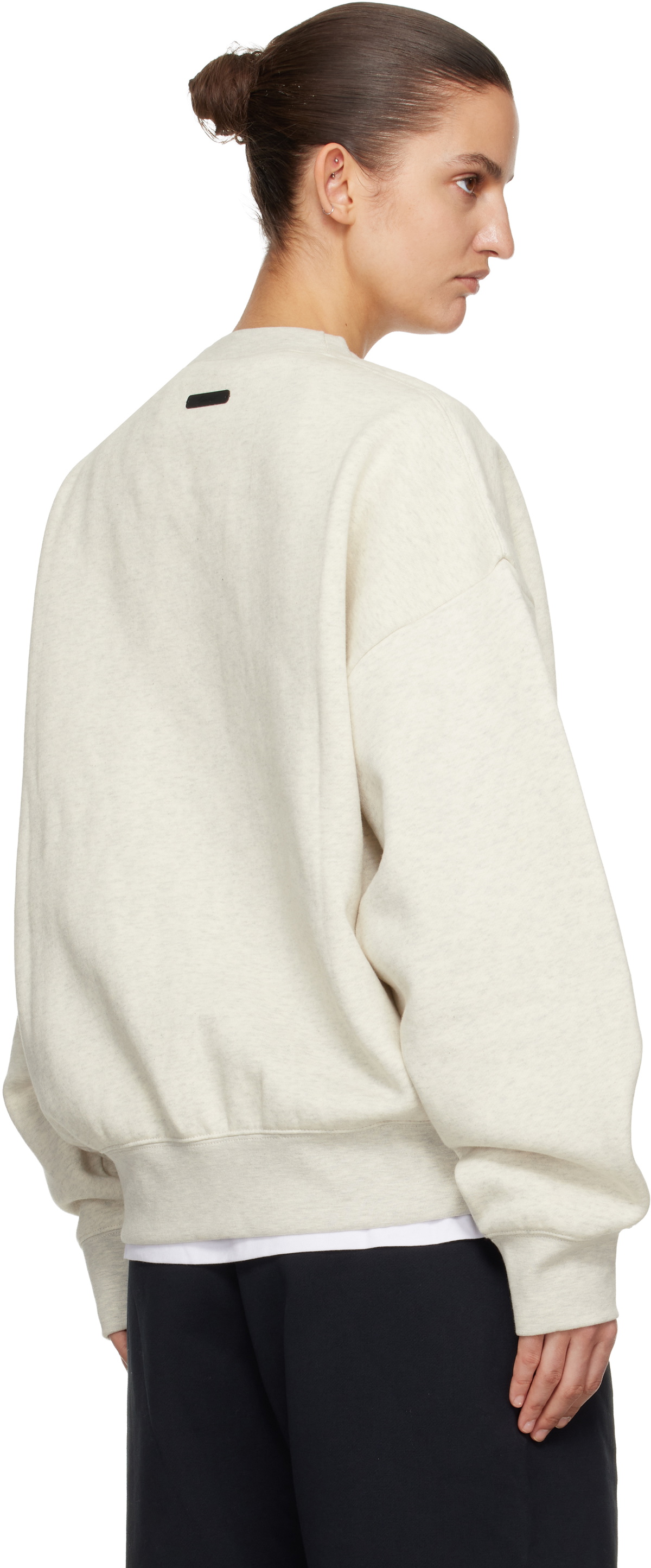 Fear of God ESSENTIALS Off-White Classic Crewneck Sweatshirt