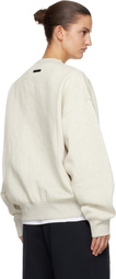 Fear of God ESSENTIALS Off-White Classic Crewneck Sweatshirt
