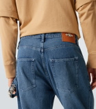 Simone Rocha Crystal-embellished straight jeans