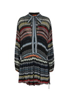 Missoni Chevron Fine-knit Mini Dress Multicoloured