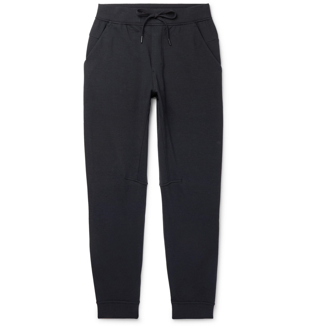 Lululemon - Steady State Tapered Cotton-Blend Jersey Sweatpants - Black  Lululemon