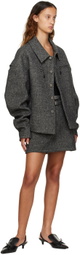 BONBOM Gray Rhee Miniskirt