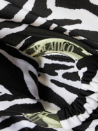 THE ATTICO - Zebra Printed Mini Skirt W/ Ring
