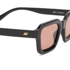 Le Specs Impossible Sunglasses in Black/Cinnamon Tint 