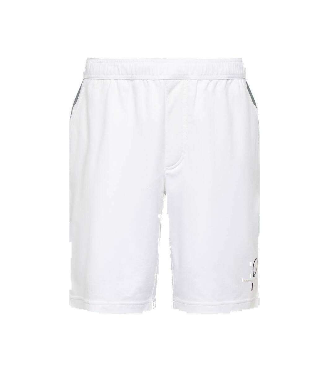 Brunello Cucinelli Men Cotton Gabardine Bermuda Shorts