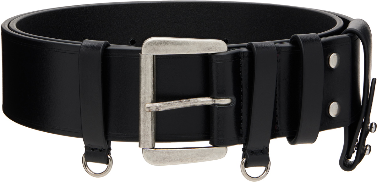 Ann Demeulemeester Black Triple Wrap Belt Ann Demeulemeester Ann Demeulemeester Black Triple Wrap Belt Ann Demeulemeester