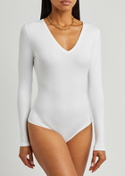 Spanx Suit Yourself Stretch-jersey Bodysuit White
