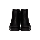 Salvatore Ferragamo Black Spider Chelsea Boots