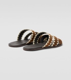 Manolo Blahnik Nello suede slides