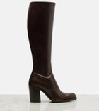 Chloé Leather knee-high boots