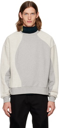 Andersson Bell Gray Paneled Sweatshirt