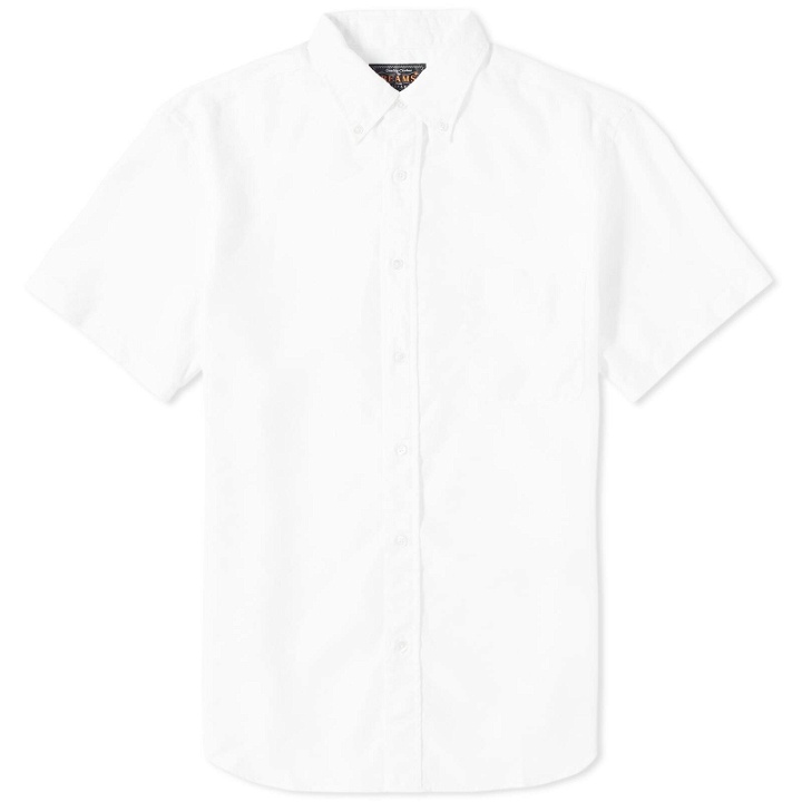 Photo: Beams Plus Men's BD COOLMAX® Linen Short Sleeve Shirt in White