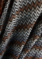 Missoni Zig-zag Intarsia Knitted Cape - Gold - One Size