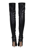 Casadei Blade High Heels Boots In Black Leather